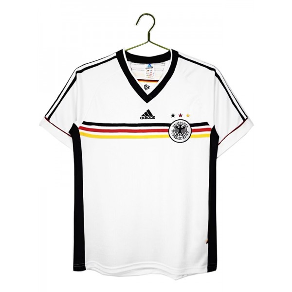 Germany maglia da calcio retrò da casa uniforme da calcio prima divisa sportiva da uomo maglia da calcio 1998-2000